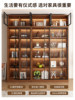 Glass Door Sliding Door Bookcase Display Cabinet for Figurines, Lego Models, Toys, Blind Boxes, Home Living Room Wine Cabinet Bookshelf