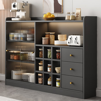 Ultra-Thin and Extremely Narrow Sideboard Cabinet Against the Wall, Integrated for Home Use in the Living Room, Light Luxury for Small Apartments, Kitchen Cabinet, Storage Rack, Wine Cabinet