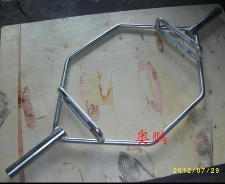 89 large ring barbell bar curved bar deep squat hard pull bar Rod Fitness Equipment