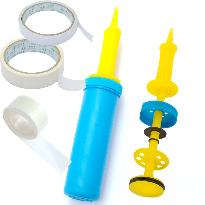 Balloon Accessories Pushback Inflator Hooks Glue Point Double-sided Adhesive Tapes of Balloon Chains Transparent