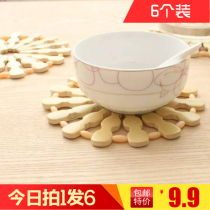 Anti-slip kitchen Insured cushion Dining Table Cushion Cups Cushion bowls cushion Cushions Pan Cushion Heatproof Plate Cushion Anti-Burn Cushion Bamboo Mat for Home