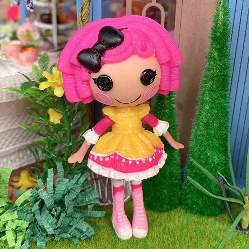 Мини-кукла LALALOOPSY Lele Angels, с пуговичными глазами, слепой бокс с микромагнитной качелью (≤15 см)