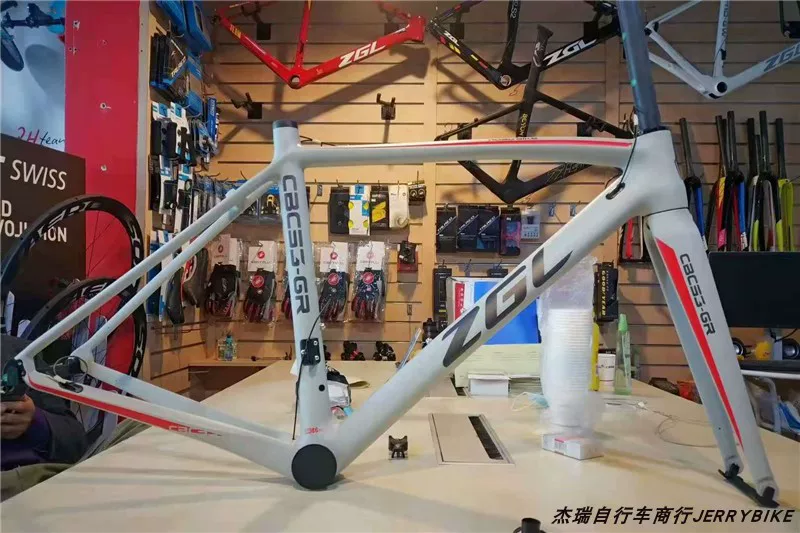 Карбоновые волокна рама шоссе CRB67/41 пневматическое изгиб bicycle 22-скорости углеродный нож 105 набор R7000