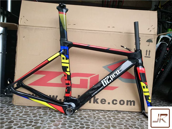 Карбоновые волокна рама шоссе CRB67/41 пневматическое изгиб bicycle 22-скорости углеродный нож 105 набор R7000