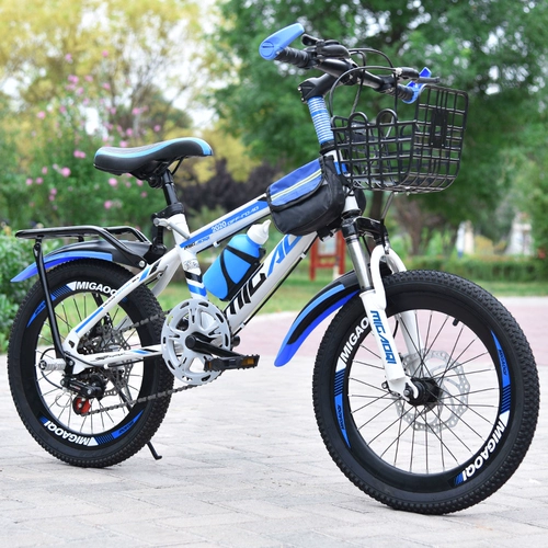 Горный детский велосипед для мальчиков с дисковыми тормозами для школьников, 6-14 лет, подходит для подростков, 20 дюймов