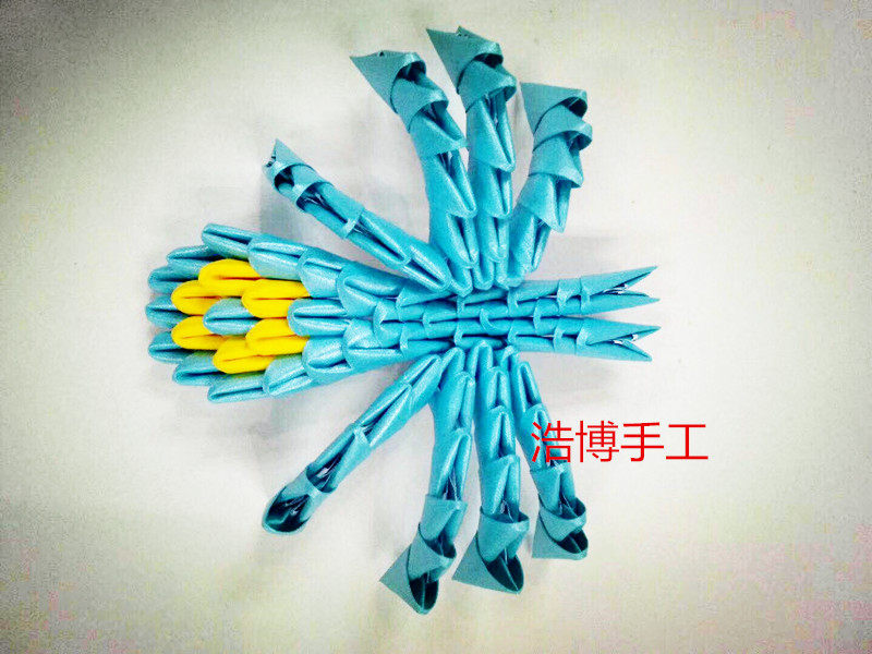 DIY handmade origami material bag triangular plug three-dimensional tutorial spider finished product creative birthday gift new product - Taobao