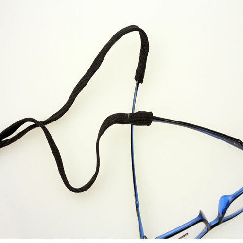 Presbyopia glasses rope lanyard retro minimalist personality outdoor sports non-slip fixed belt anti-drop color black