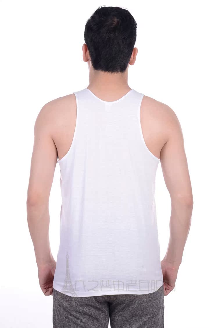 Áo yếm mùa hè không tay áo lót nam trung niên cotton thấm mồ hôi vest trắng trung niên vest shop quần áo thể thao