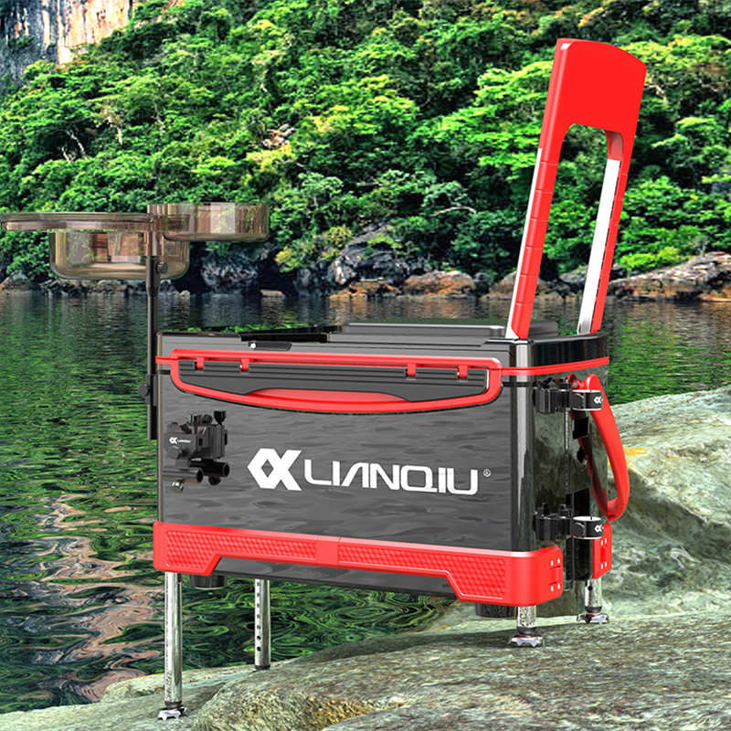 Lianqiu 2020 net red fishing box full set of installation-free fishing box multi-functional ultra-light fish box 2019 new lightweight