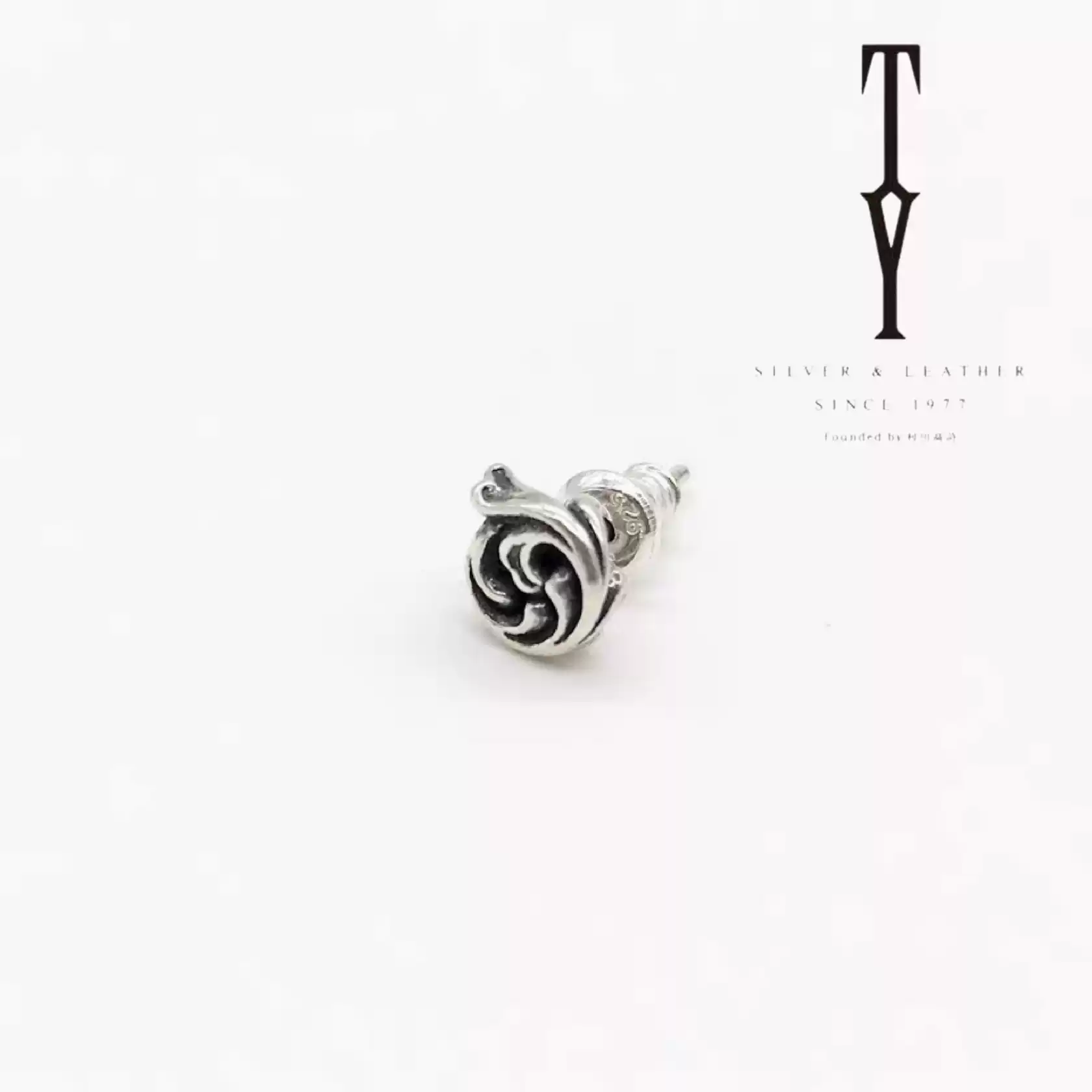 現貨Goros 高橋吾郎徒弟村田高詩STUDIO T＆Y silver羽毛耳針-淘寶
