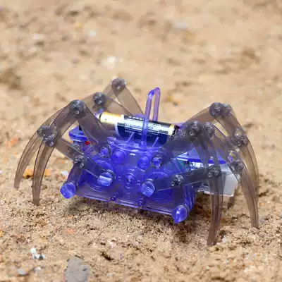 Technology small production small invention spider robot handmade material diy student stem science experiment set toy