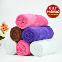 Thickened and strong absorbent bamboo fiber towel Dry hair towel package towel 35*75cm Beauty towel Foot therapy towel