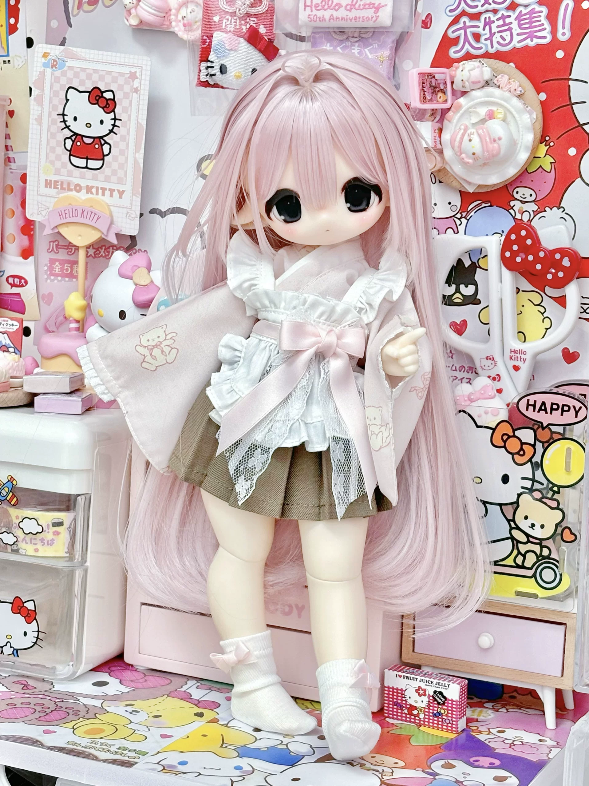 «Spot» Xiaochun Meow и 6 баллов/младенец BJD одежда шесть баллов маленькая шесть баллов Hefeng костюм