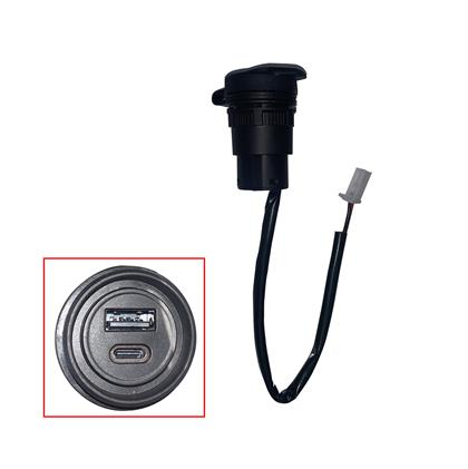 ZONTES 26 Shengshi 368G external antenna base storage box waterproof leather USB charging cable rubber cover atmosphere light