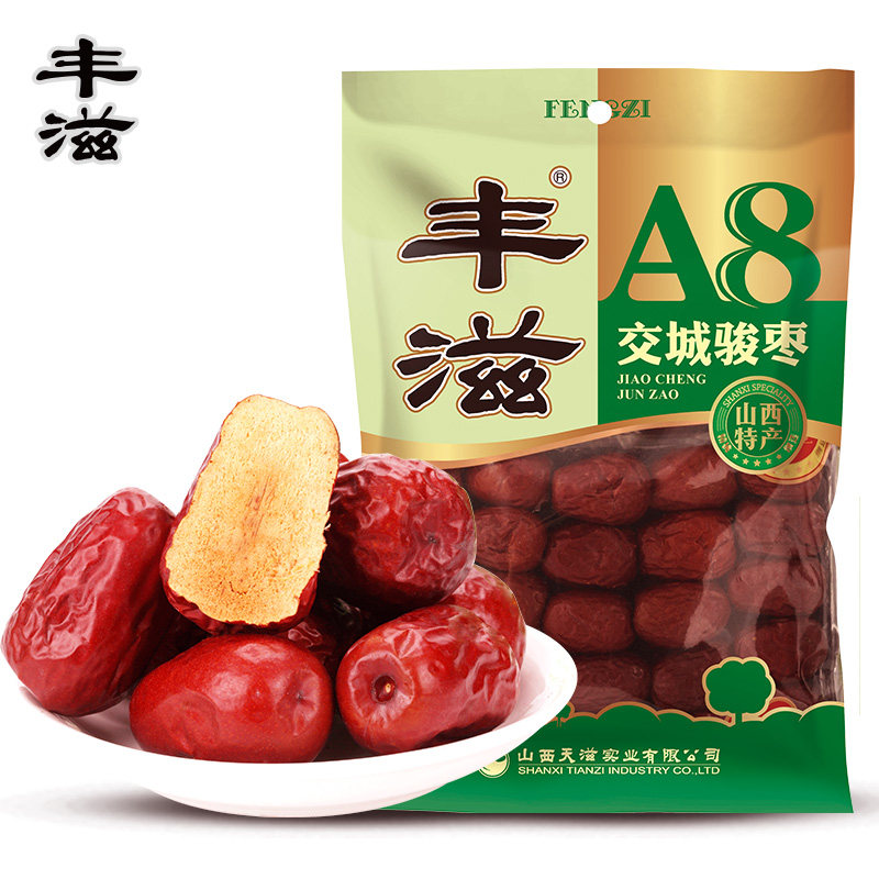 Feng nourishing city Jun Zaozao red date 418g red date Shanxi special production date Zaozi dried dates Shanxi red date traffic city red date A8