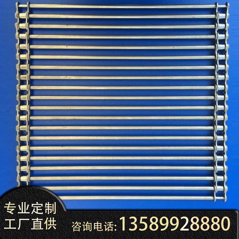 304 stainless steel chain lever type conveyor belt mesh with conveyor belt conveyor string chain branch shaft chain webchain climbing slopes