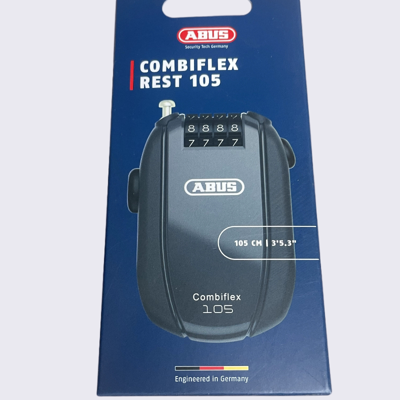 German Abus, Suitcase Lock, Helmet Lock. Type 105, Can Be Equipped with Support Lock Model, Color: Black. German Abus, Suitcase Lock, Helmet Lock. Type 105, Can Be Equipped with Support Lock Model, Color: Black.