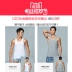 Áo vest nam mỏng mảnh cotton buông lơi ông già nên mát mẻ 3 mảnh cotton mùa hè không tay áo 2 dây croptop Áo vest