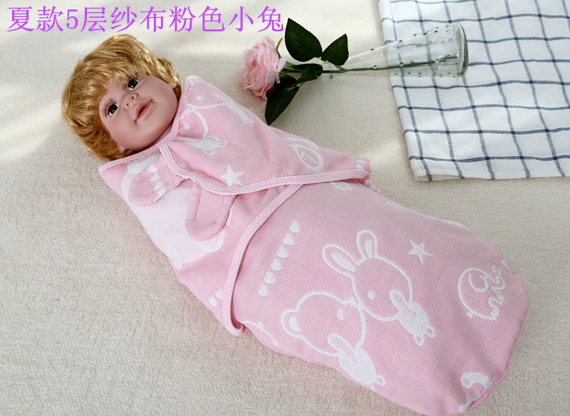 Shixi Beibei sơ sinh túi khăn mùa hè chăn mỏng phần được tổ chức vào mùa xuân và mùa thu và mùa đông chăn trẻ em - Túi ngủ / Mat / Gối / Ded stuff