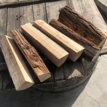 Picnic barbecue Wood to open fir stake fireplace decoration wooden stake raw wood color wedding arrangement shooting props