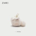 ZAMO mini sang trọng túi nữ 2018 mới thủy triều lông cừu bunny móc khóa cô gái dễ thương - Trường hợp chính móc khóa ví mini Trường hợp chính