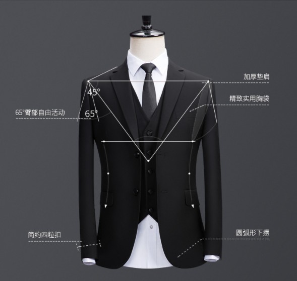Bộ đồ công sở nam 2018 phù hợp với kinh doanh phù hợp với nam giới đồ vest nam