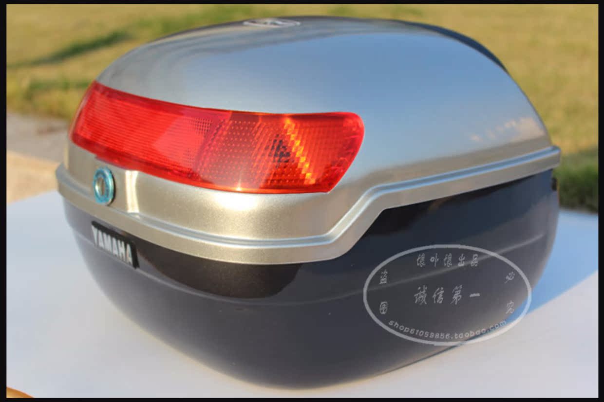 Xác thực Yamaha đuôi hộp xe máy ắc quy xe ô tô Fuxi ZY100TJOG lưới thông minh YAMAHA bạc xám thùng đựng đồ xe máy honda