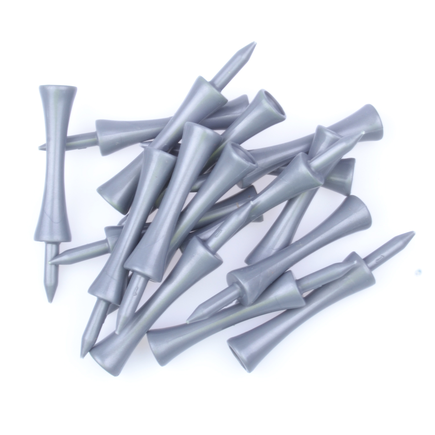 European and American hot selling golf double ball nails limit TEE short TEE silver 70MM