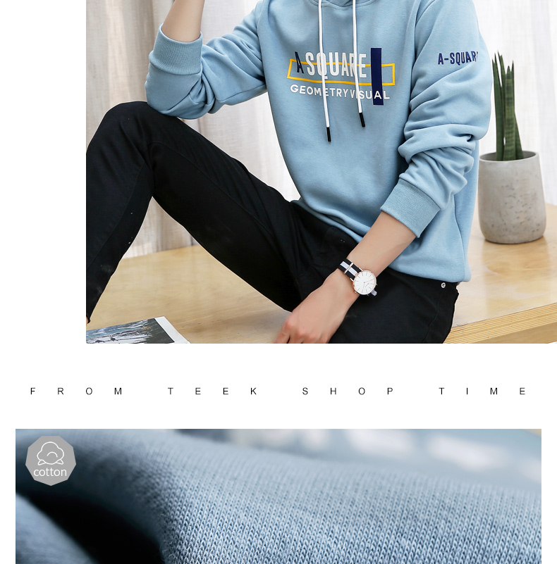 Sweatshirt homme TEEK en Coton - Ref 3130776 Image 20