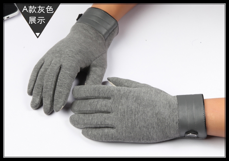 Gants pour homme en Laine Cachemire - Ref 2781310 Image 13