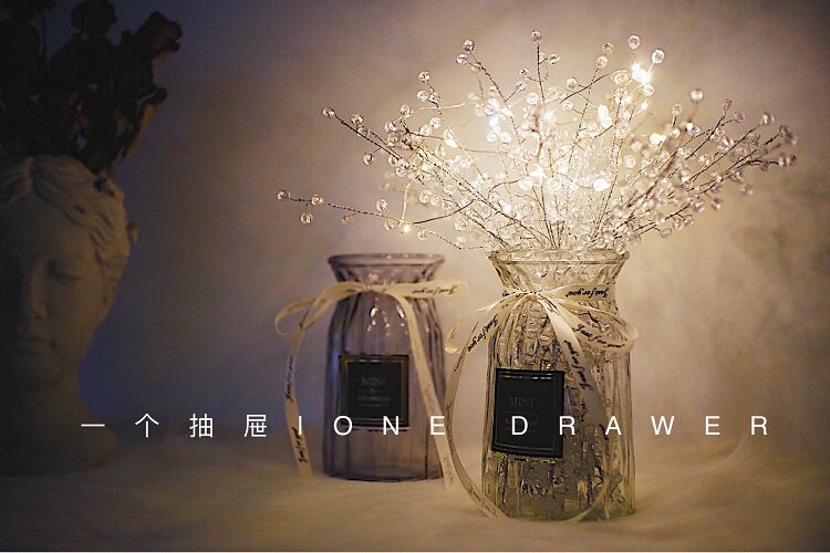 A drawer "dandelion lamp bouquet vase handmade diy material bag ornaments birthday gift 38