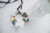 One drawerHand-made ins Eucalyptus immortality wreath car hanging Rattan circle diy material pack birthday gift