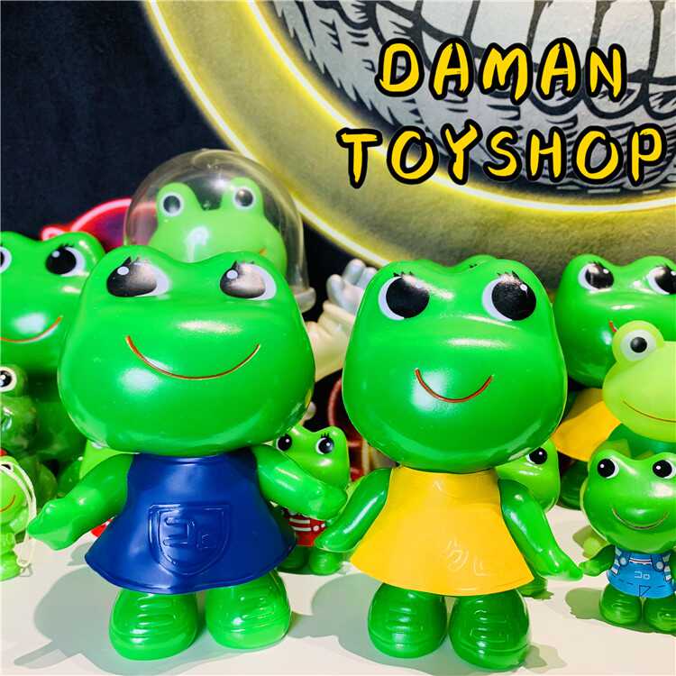 现货日本中kero 青蛙昭和复古老玩具sofubi 软胶