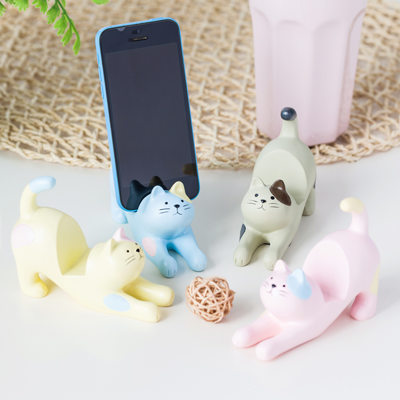 Creative mobile phone bracket bracket desktop cute table cartoon lazy mobile phone seat bedside tablet portable multi-function