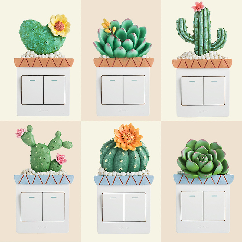 SWITCH PATCH DECORATION WALL PATCH PROTECTIVE SHEATH SOCKET BORDER SOLID NORDIC STYLE WALL MULTIMEAT RESIN BRIEF MODERN-TAOBAO