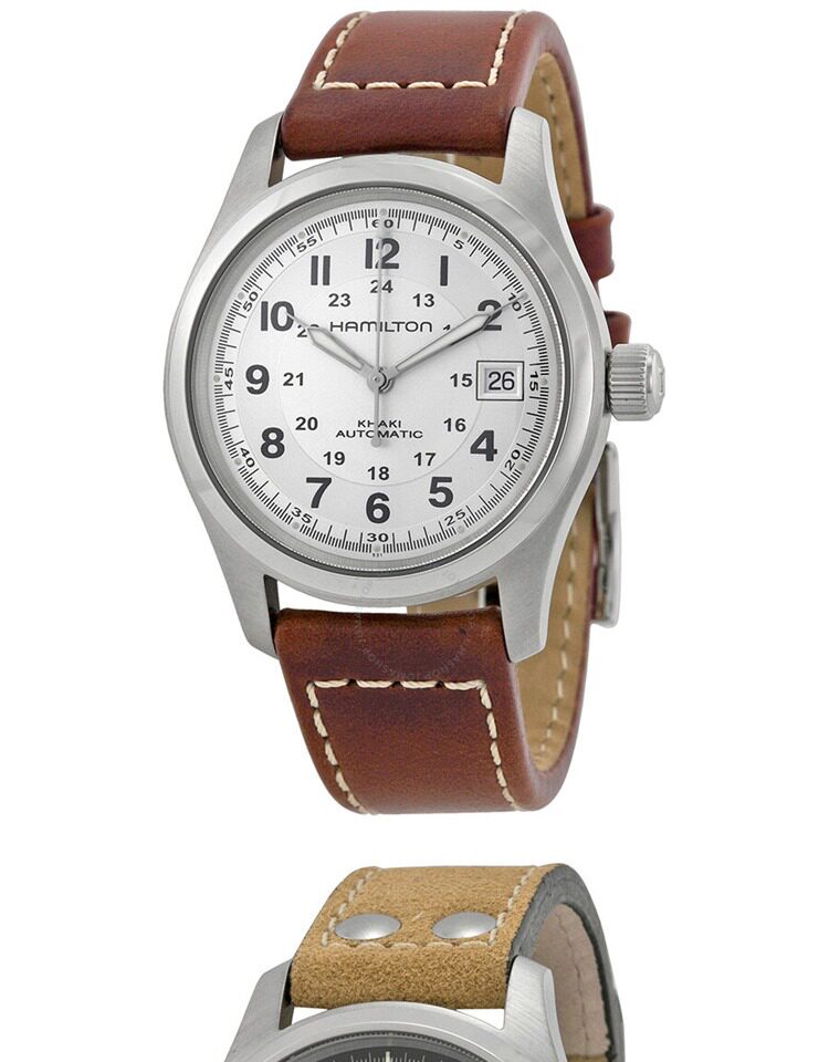 Швейцарские наручные часы hamilton汉密尔顿khaki field自动机械男表复古瑞士腕表h70595523
