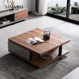 Простая и современная высокая версия серый лак для журнального столика Телевизионной шкаф комбинация скандинавская минималистская гостиная квадрат личность чай