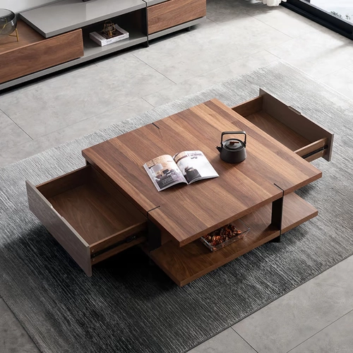 Простая и современная высокая версия серый лак для журнального столика Телевизионной шкаф комбинация скандинавская минималистская гостиная квадрат личность чай