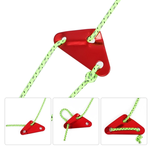 Дорожная металлическая палатка для кемпинга, ветрозащитный навес на шнурке, алюминиевый сплав