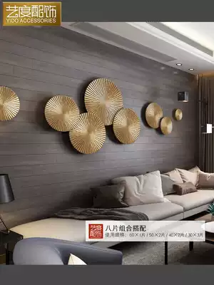 Entry entrance wall decoration decoration light luxury three-dimensional aisle wall decoration creative living room sofa background wall decoration