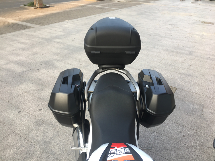Wuyang Honda mammoth 190 bên hộp đuôi hộp CB190X treo thân cây đặc biệt phát hành nhanh chóng không phá hủy cài đặt - Xe gắn máy phía sau hộp thùng sau xe máy giá rẻ