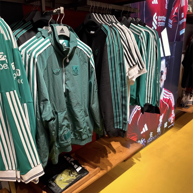 Adidas Trefoil Liverpool Second Away Sports Training Football Windproof Jacket Jw5474