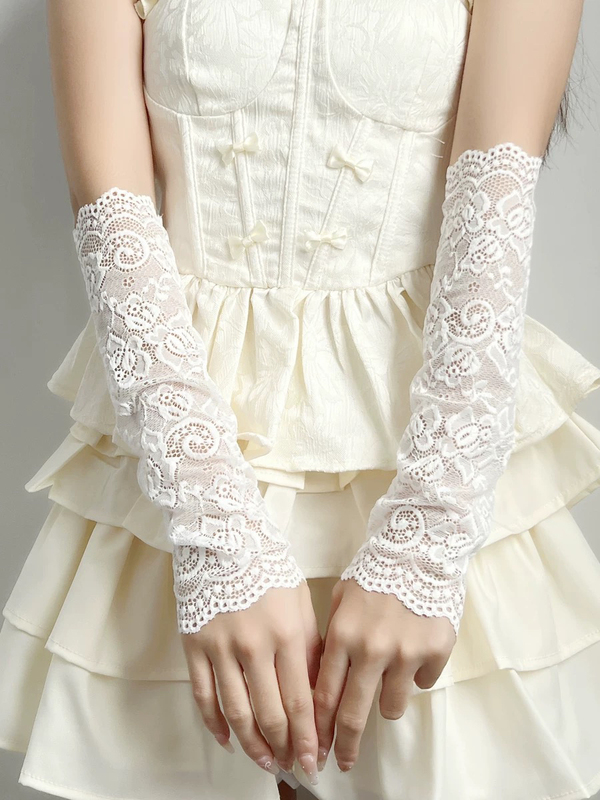 Summer Thin Lace Sleeves, Lace Arm Sleeves, Lace Wrist Guards, Mid-Length Lace Sleeves, Scar-Covering Tattoo Sleeves