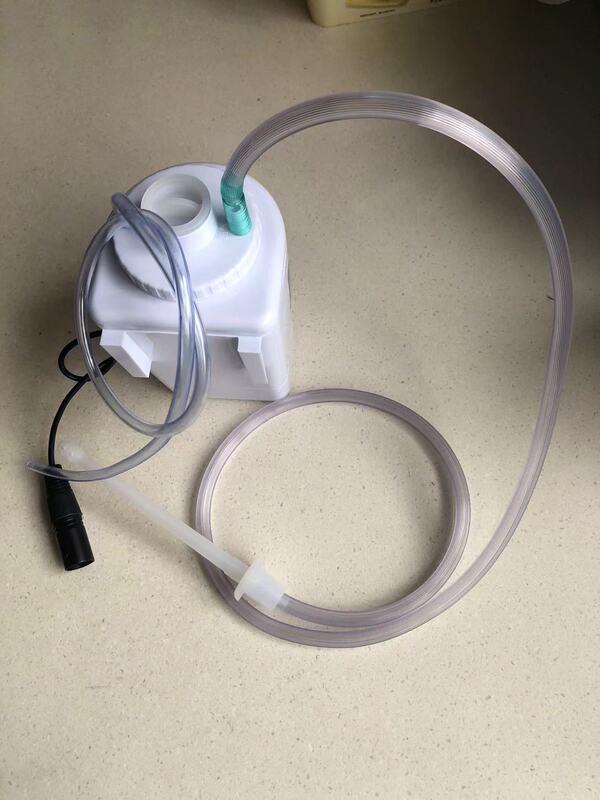 Gynecological Ozone Irrigation Ultrasonic Transducer Three-Core Plug Atomizer Dedicated Air Guide Head Catheter 2 Pieces