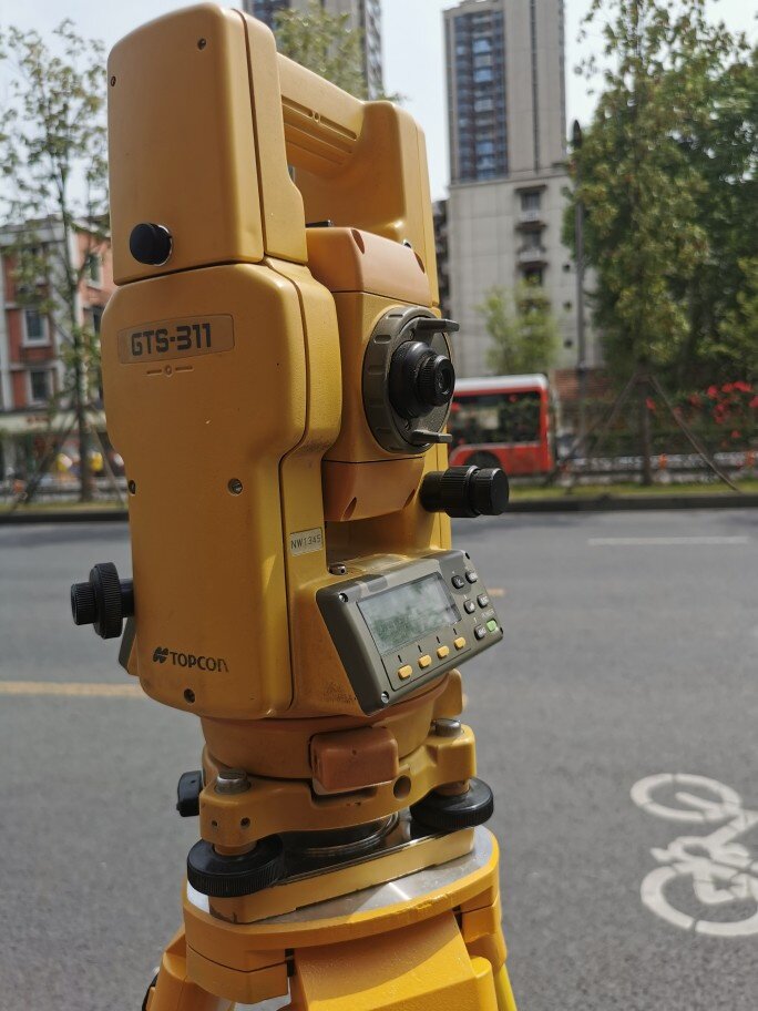 Тахеометр 二手全站仪topcon gts311 英文拓普康全站仪精度良好用于房建道路