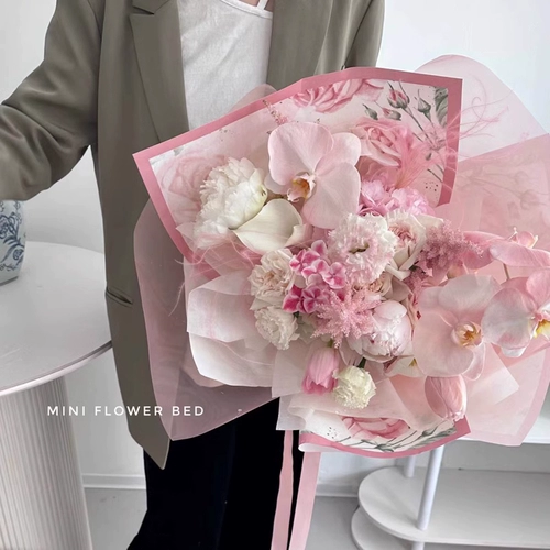 Классическая свежая упаковка, цветочный магазин, букет