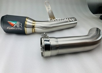 Suitable for kawasaki z900 modified exhaust z900 titanium alloy front z900AR exhaust SC exhaust