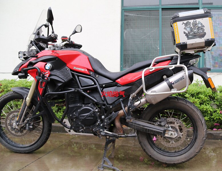 Flame exhaust BMW F800GS modified exhaust pipe F800R F700GS exhaust titanium alloy exhaust