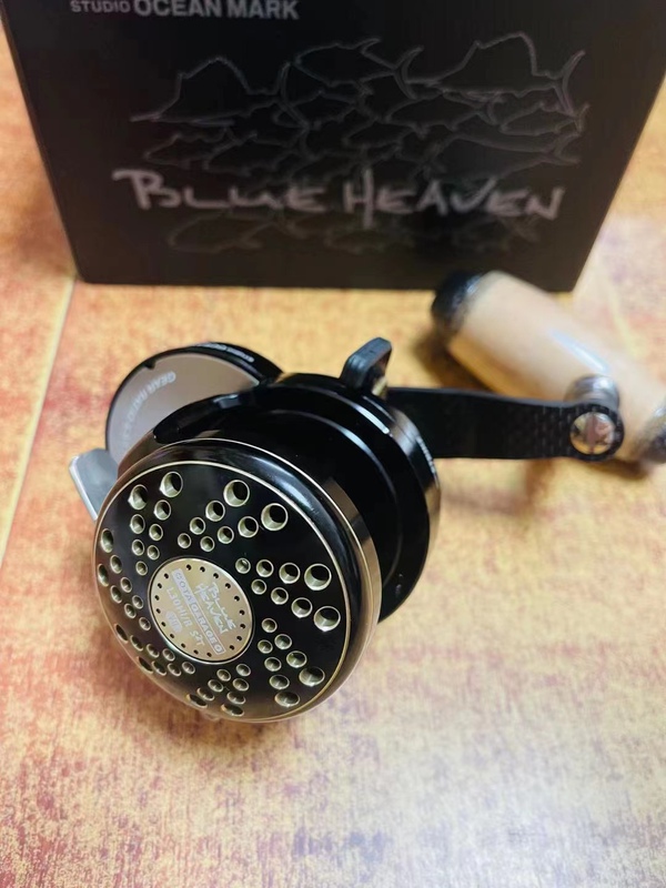 Japan Ocean Mark 2022 Limited Edition Deep-Sea Slow Jigging Reel Imported Sea Fishing Carbon Fiber Drum Reel Iron Plate Reel