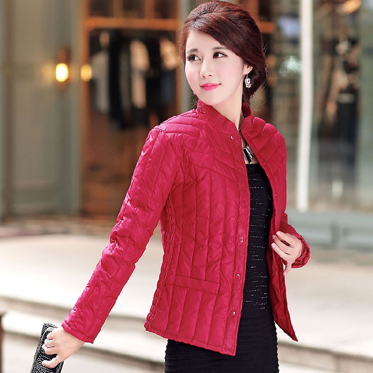 [Đặc biệt hàng ngày] chống mùa xuống áo khoác cotton đồ lót trung niên quần áo ấm thời trang áo khoác mỏng thời trang áo đại hàn nữ